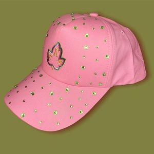 Alpha Kappa Alpha Sorority Rhinestone Baseball Cap Hat